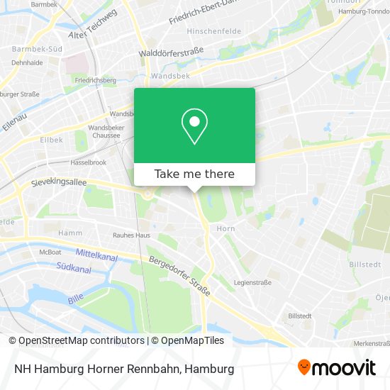 NH Hamburg Horner Rennbahn map