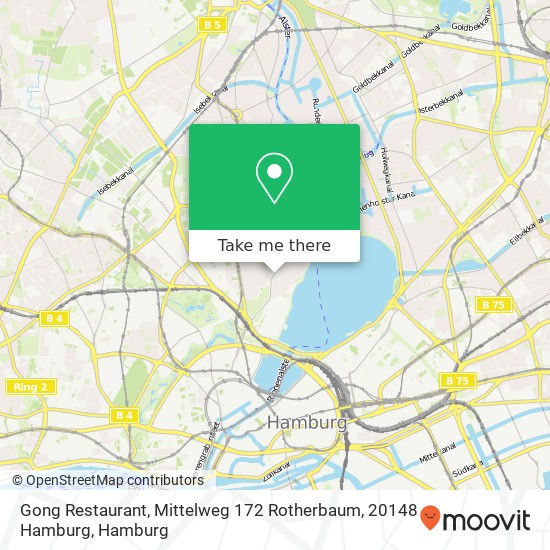 Gong Restaurant, Mittelweg 172 Rotherbaum, 20148 Hamburg map