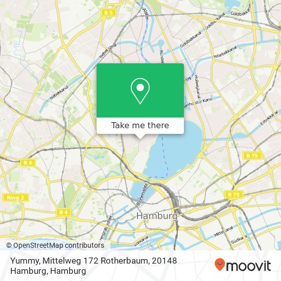 Карта Yummy, Mittelweg 172 Rotherbaum, 20148 Hamburg