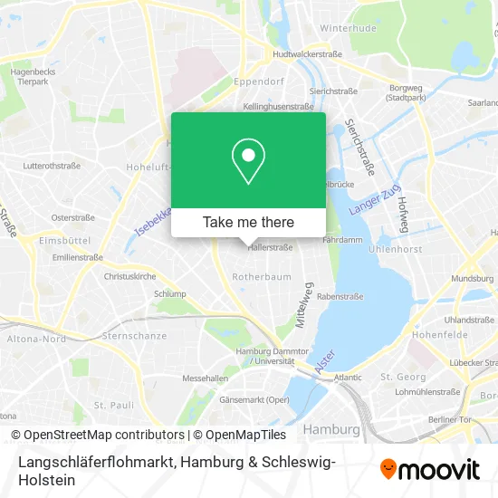 Карта Langschläferflohmarkt