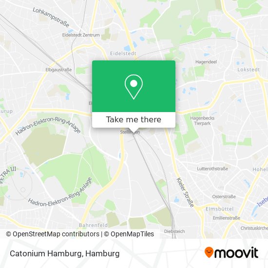 Catonium Hamburg map