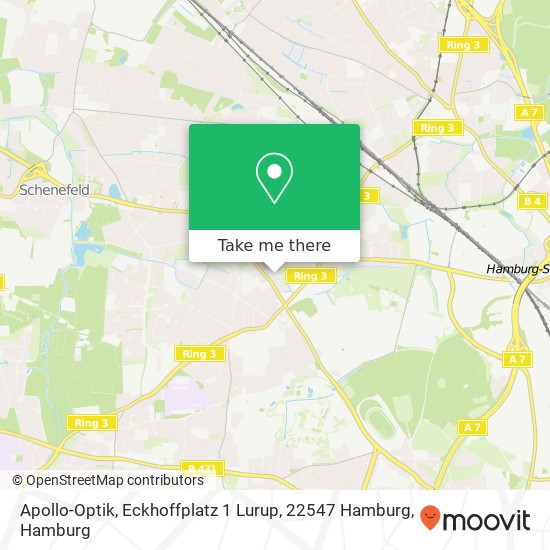 Apollo-Optik, Eckhoffplatz 1 Lurup, 22547 Hamburg map