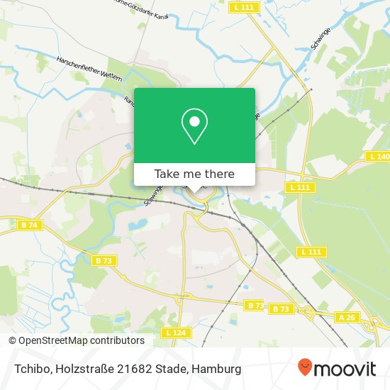 Карта Tchibo, Holzstraße 21682 Stade