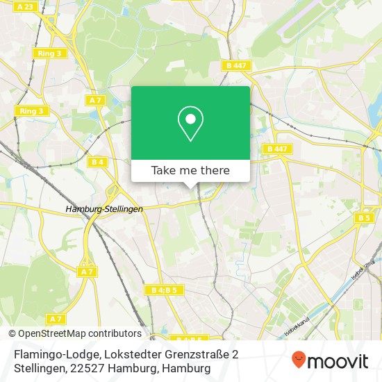 Flamingo-Lodge, Lokstedter Grenzstraße 2 Stellingen, 22527 Hamburg map