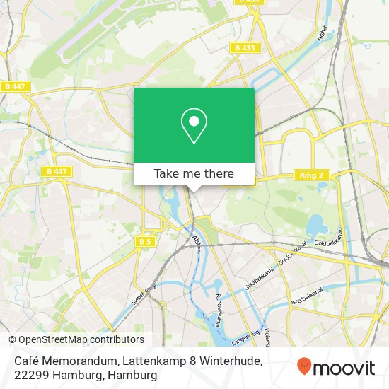 Café Memorandum, Lattenkamp 8 Winterhude, 22299 Hamburg map