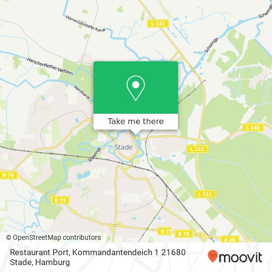 Restaurant Port, Kommandantendeich 1 21680 Stade map