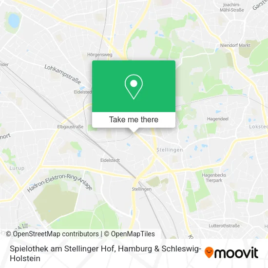 Карта Spielothek am Stellinger Hof