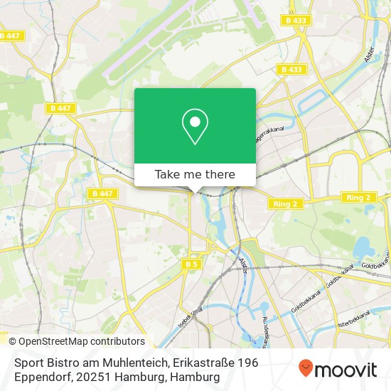 Sport Bistro am Muhlenteich, Erikastraße 196 Eppendorf, 20251 Hamburg map