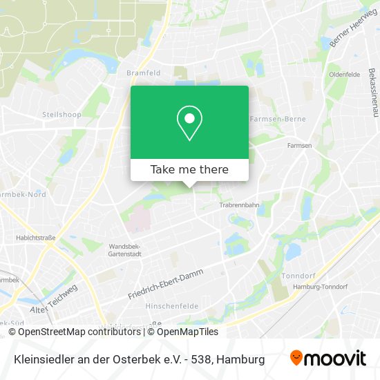 Kleinsiedler an der Osterbek e.V. - 538 map