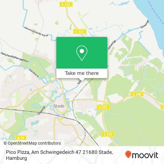 Pico Pizza, Am Schwingedeich 47 21680 Stade map