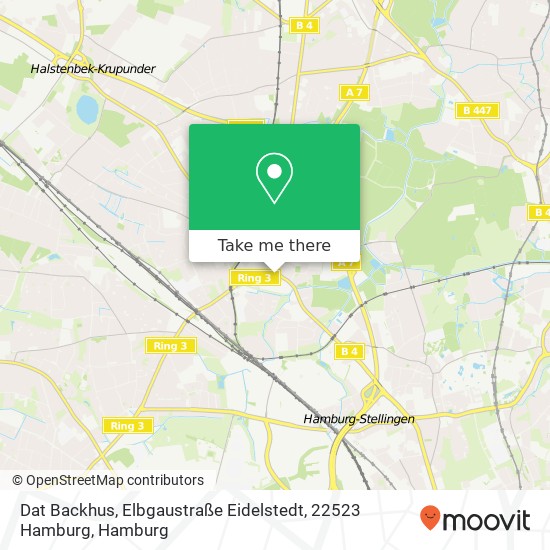 Dat Backhus, Elbgaustraße Eidelstedt, 22523 Hamburg map