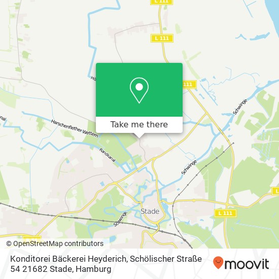 Konditorei Bäckerei Heyderich, Schölischer Straße 54 21682 Stade map