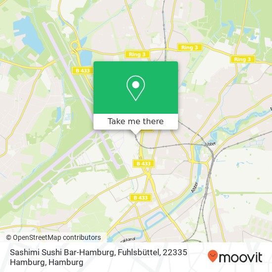 Sashimi Sushi Bar-Hamburg, Fuhlsbüttel, 22335 Hamburg map