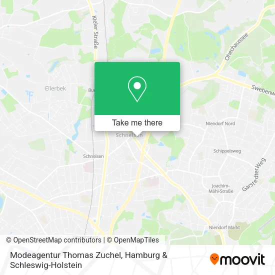 Карта Modeagentur Thomas Zuchel