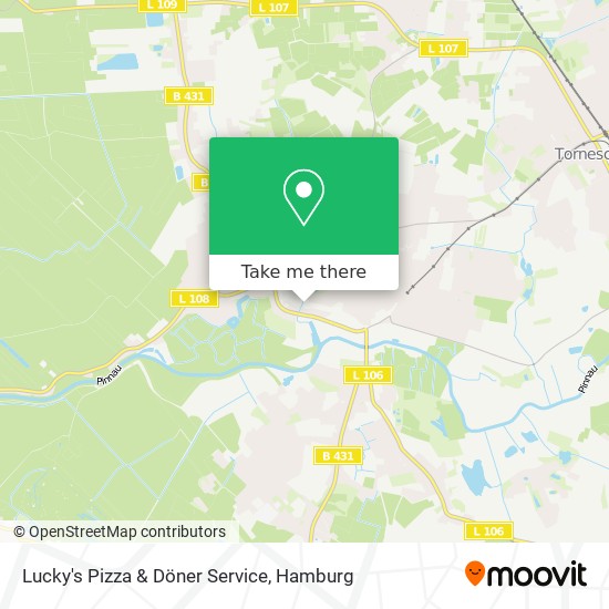 Lucky's Pizza & Döner Service map