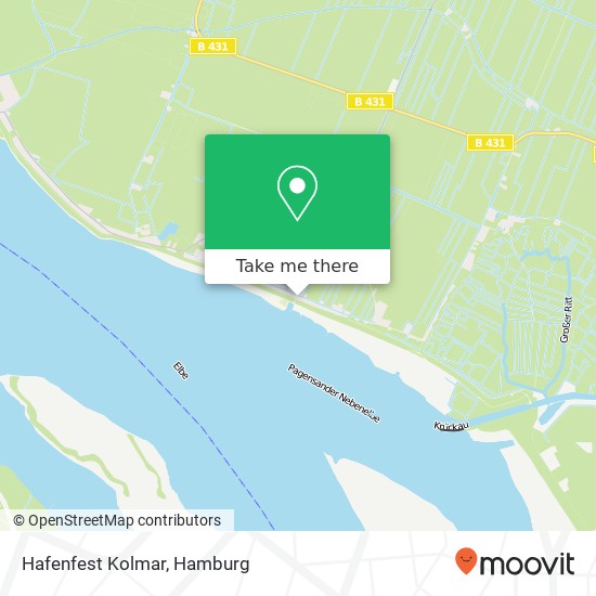 Hafenfest Kolmar map