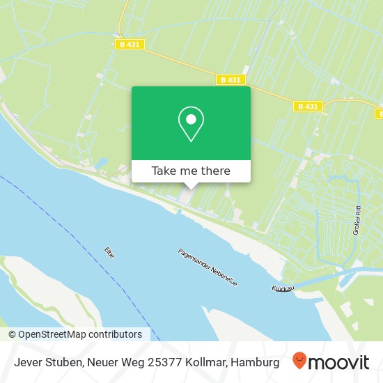 Jever Stuben, Neuer Weg 25377 Kollmar map