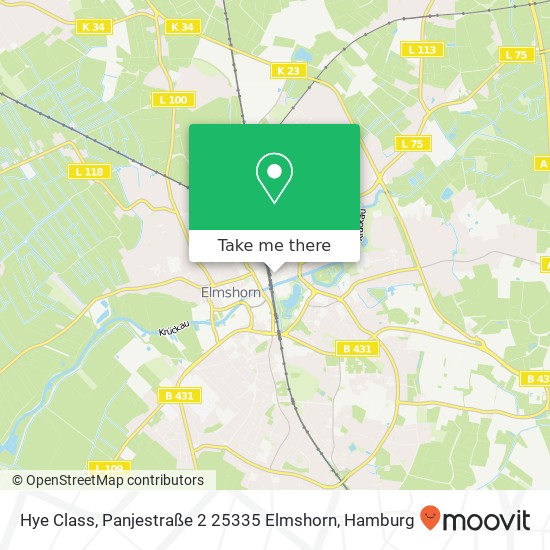 Hye Class, Panjestraße 2 25335 Elmshorn map