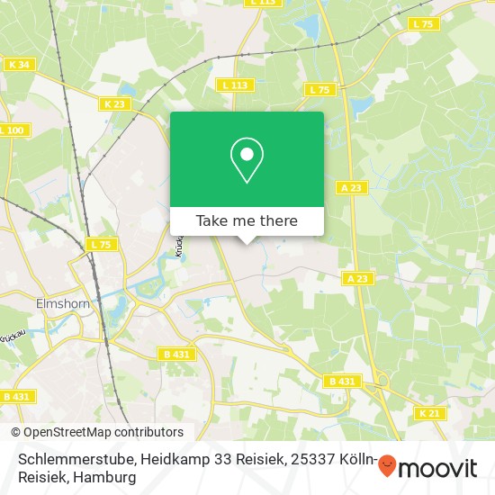 Schlemmerstube, Heidkamp 33 Reisiek, 25337 Kölln-Reisiek map