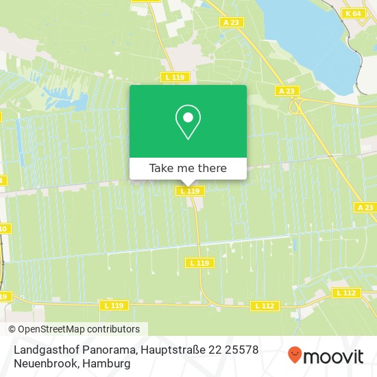 Landgasthof Panorama, Hauptstraße 22 25578 Neuenbrook map