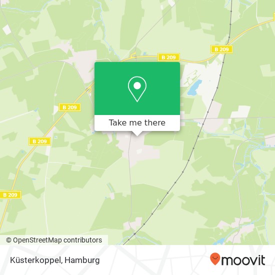 Küsterkoppel map