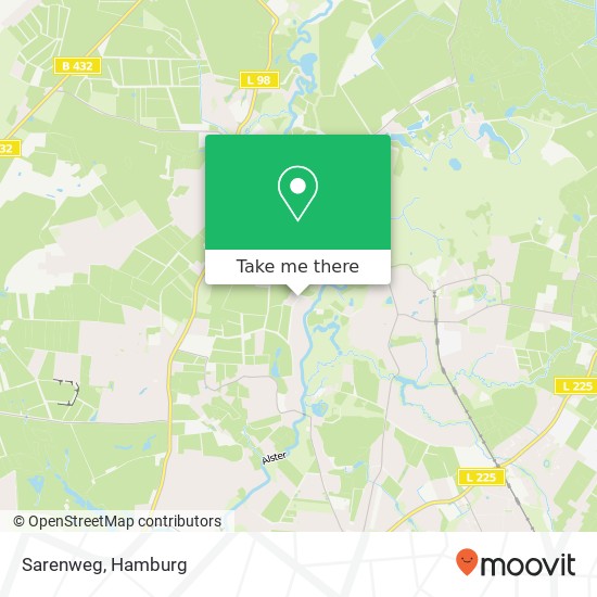 Sarenweg map