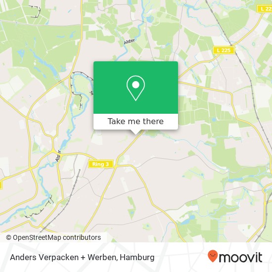 Карта Anders Verpacken + Werben