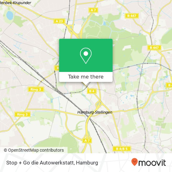 Stop + Go die Autowerkstatt map