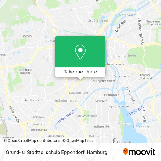 Карта Grund- u. Stadtteilschule Eppendorf