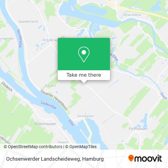 Ochsenwerder Landscheideweg map