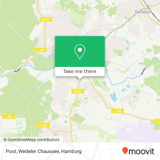 Post, Wedeler Chaussee map