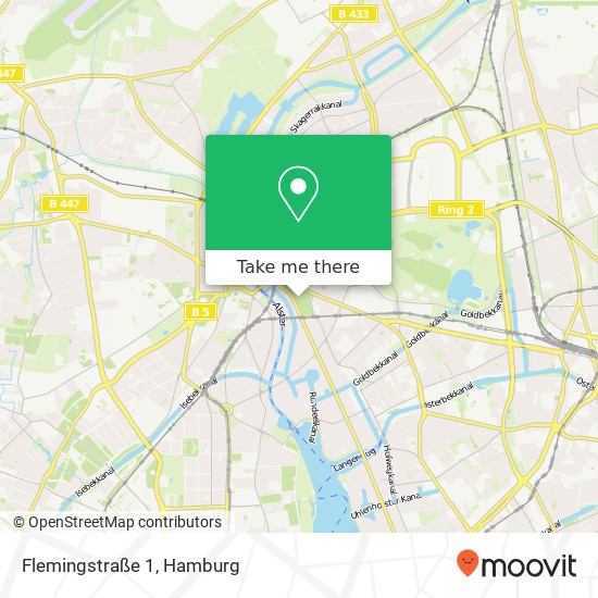 Flemingstraße 1 map