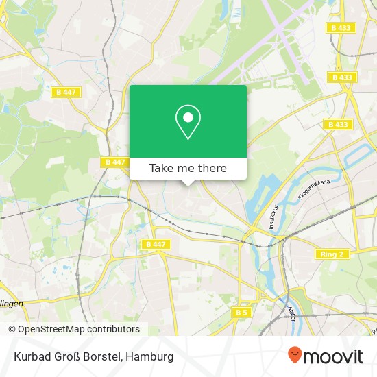Kurbad Groß Borstel map