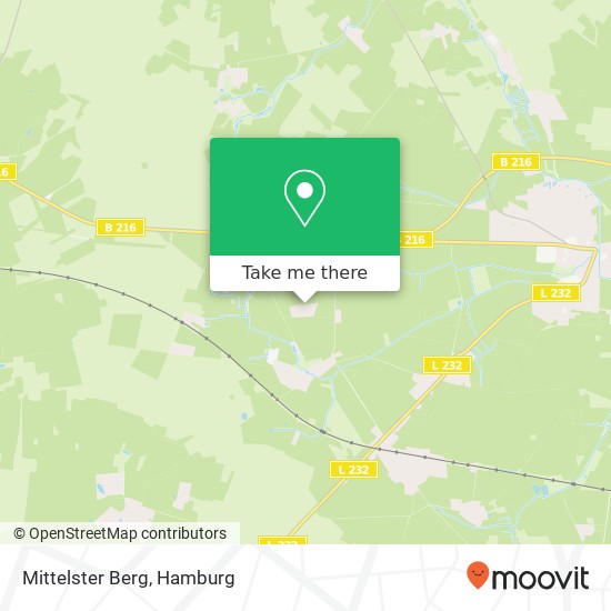 Mittelster Berg map