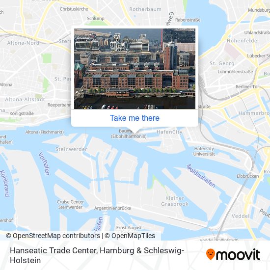 Hanseatic Trade Center map