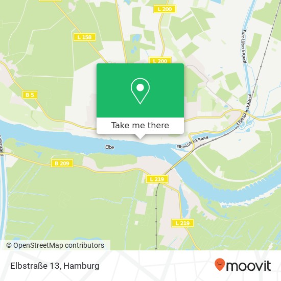 Elbstraße 13 map