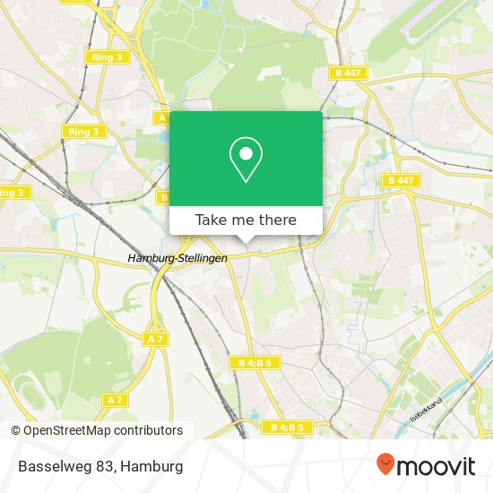 Basselweg 83 map