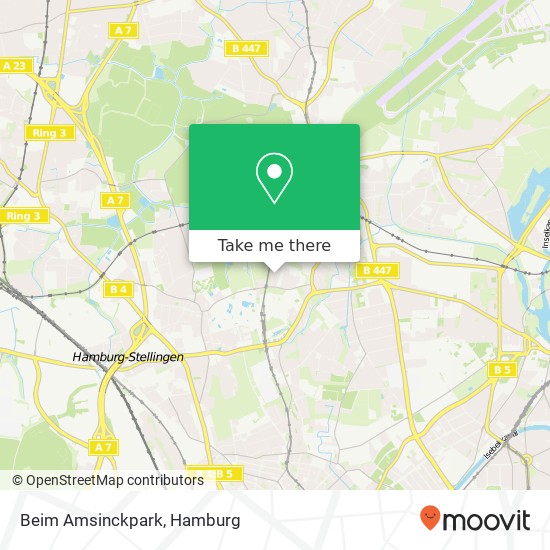 Beim Amsinckpark map
