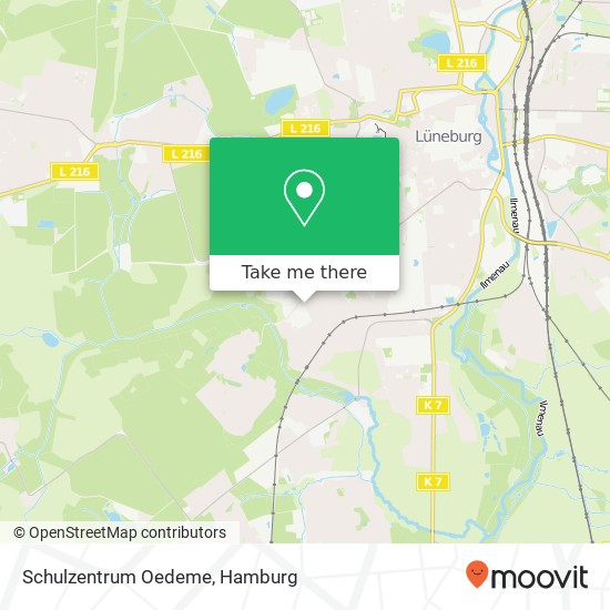 Schulzentrum Oedeme map