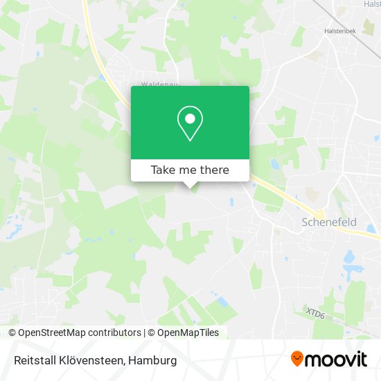 Reitstall Klövensteen map