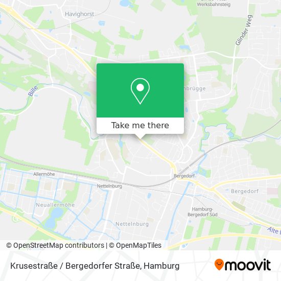 Krusestraße / Bergedorfer Straße map