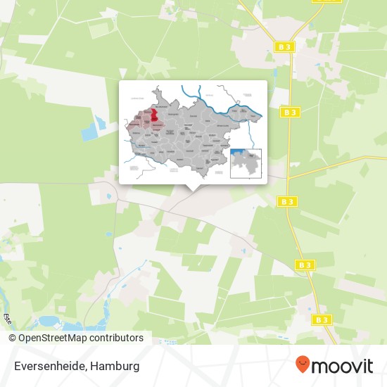 Карта Eversenheide