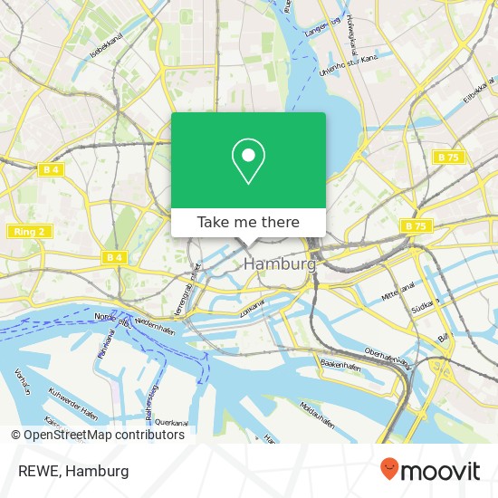 REWE map