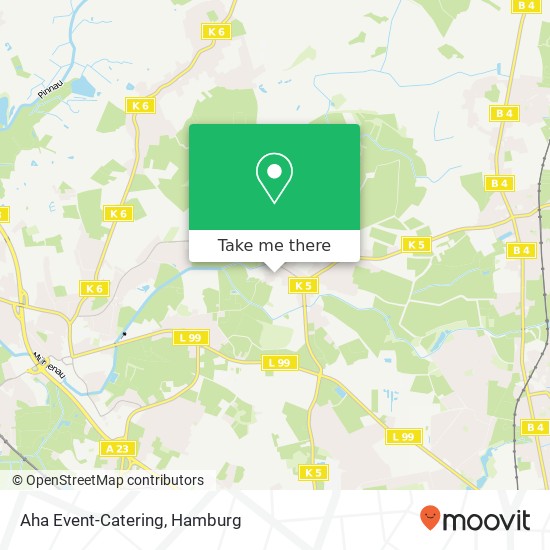 Aha Event-Catering map