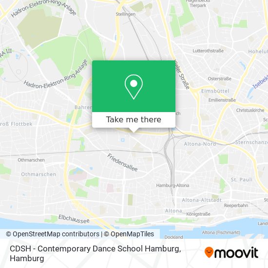 CDSH - Contemporary Dance School Hamburg map