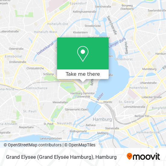 Grand Elysee (Grand Elysée Hamburg) map