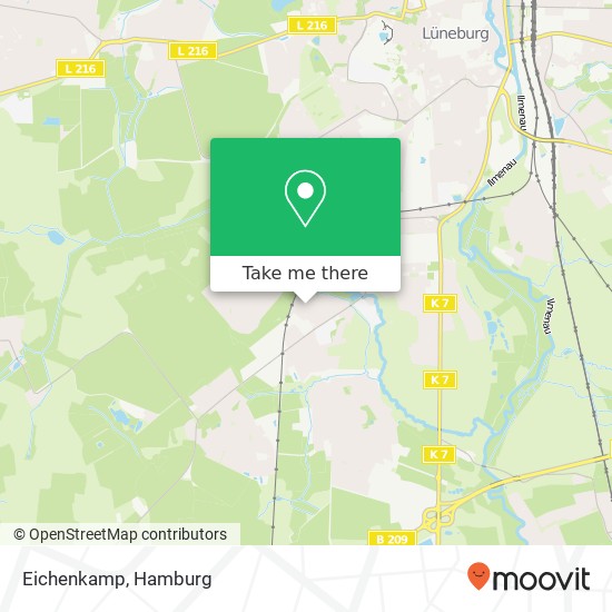 Eichenkamp map