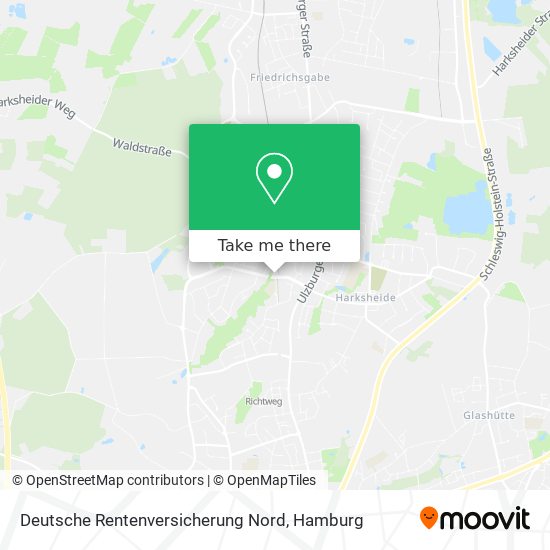 Deutsche Rentenversicherung Nord map