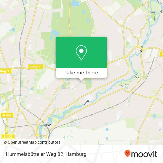 Hummelsbütteler Weg 82 map