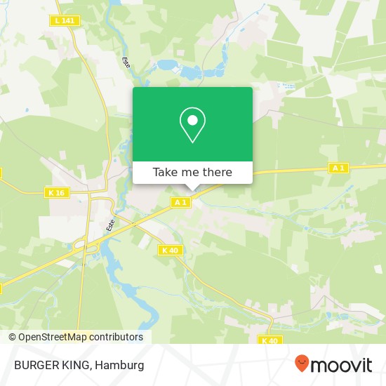 BURGER KING map